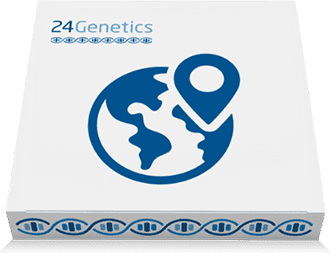Test ADN d'origines ethniques - 24genetics
